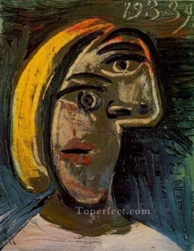 パブロ・ピカソ Painting - 頭 金髪の女性 マリー・テレーズ・ウォルター 1939年 キュビスト パブロ・ピカソ